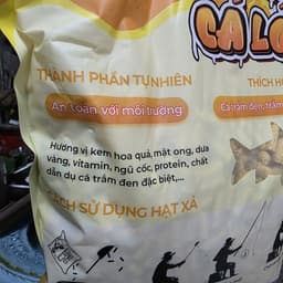 GUF Hạt xả cá lớn vị kem túi 1.350g hàng chính hãng 2