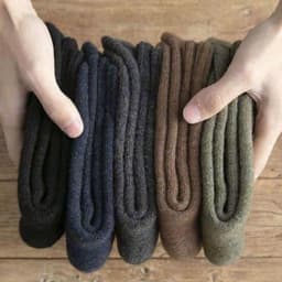 Set 10 Đôi Tất Vớ Cho Nam Lông Xù Cổ Cao Dày Dặn Siêu Ấm Mùa Đông VINBEO 6