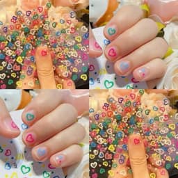 Set 10 tấm hình dán mónġ cute🍀FREESHIP🍀Sticker dán mónġ cho trẻ em Hello Kitty siêu bền, siêu dính VINBEO 2