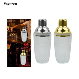 Vaveren Shaker Martini Shaker 350ml Máy trộn đồ uống làm bình lắc chống rơi cho đồ uống gia đình Kithen Ăn uống đám cưới Giáng sinh 6
