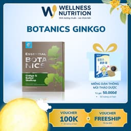 [ Hỗ trợ trí nhớ] Thực phẩm bảo vệ sức khỏe Essential Botanics Ginkgo & Baikal skullcap – 30 viên - Date T5/2023 1