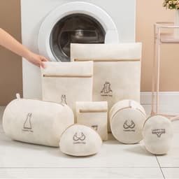 Túi Giặt Đồ Máy Giặt 3 Lớp Cao Cấp,Túi Lưới Giặt Quần Áo Đồ Lót Có Khóa Kéo - Sét 6 Túi Lưới Giặt Đồ Cao Cấp 3 Lớp 1