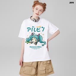 Áo Thun HY KORÉ MIKU 2976 Form Rộng Localbrand Oversize Unisex Vải POLY 100% Nam Nữ Mặc Đẹp 7