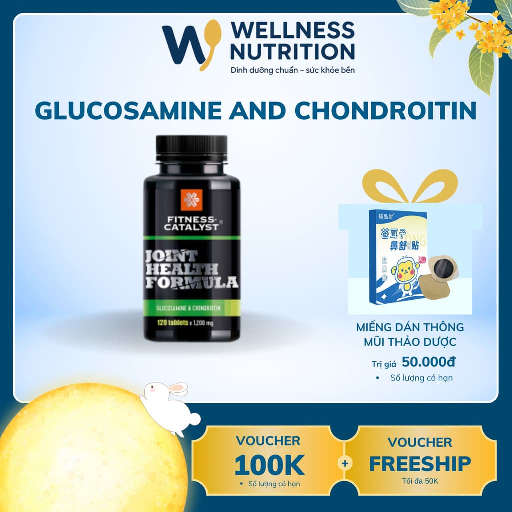Supernatural sport Glucosamine and Chondroitin  Ngừa đau khớp Glucosamine and Chondroitin siberian – 120 viên