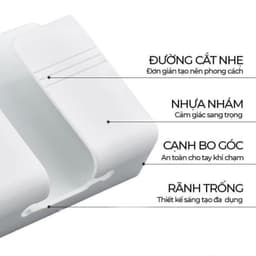 Kệ Dán Tường Để Remote💖FREESHIP💖 Đồ Dùng/ Giá Đỡ Sạc điện thȯại - Có Móc Treo Giữ Dây Điện VINBEO 6