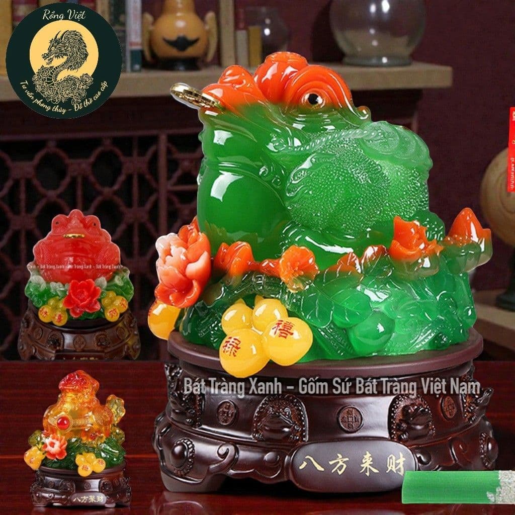 Cóc Ngậm Tiền Thiềm Thừ, Tỳ Hưu Phong Thủy RỒNG VIỆT, Chiêu Tài Hút Lộc, đặt ban thần tài
