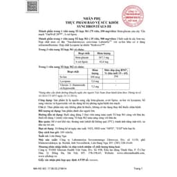 [Hỗ trợ tim] Syn 3 - Thực phẩm bảo vệ sức khỏe Synchrovitals III – 100 viên 4