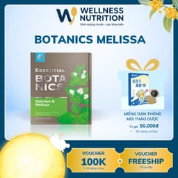 [Hỗ trợ giấc ngủ] Thực phẩm bảo vệ sức khỏe Essential Botanics Valerian & Melissa – 30 viên – Date T3/2023 1