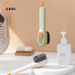 Bàn Chải Vệ Sinh Có ngăn chứa nước giặt,  Bàn chải cọ rửa đa năng 3 trong 1 có hộc chứa xà phòng VINBEO 2