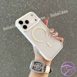 Ốp Sạc Không Dây Từ Tính Ốp lưng iPhone17 16 15 14 13 12 11 Pro Max 7 8Plus XR XS Max VỏCứng Chống Sốc Trong Suố 1