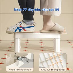 Ghế kê chân toilet, ghế để chân bồn cầu hỗ trợ đi vệ sinh đúng cách giúp tư thế vệ sinh khoa học chống táo bón hiệu quả 7