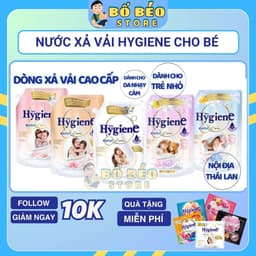 Nước xả vải Hygiene Thái Lan làm mềm vải, nhiều mùi hương, an toàn và dịu nhẹ cho bé 1000ml/1100ml 1