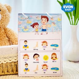 Thẻ Flash EVON BABY dạy bé tập nói - Giúp Bé Tập Nói & Mở Rộng Câu Theo Tình Huống 7