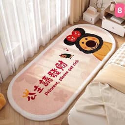 thảm chân Cute cao cấp lông hình capybara melody pompompurin pocha cinnamol hello kitty kuromi 【Nhận Sỉ】 7