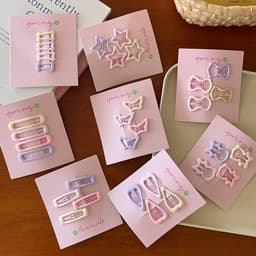 Kẹp Tóc 32 Chi Tiết Cho Bé Gái Ngôi Sao / Nơ / Xương Nổ Kẹp Phụ Kiện Tóc Cho Bé VINBEO 1