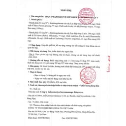 [Hỗ trợ hô hấp] Syn 5 - Thực phẩm bảo vệ sức khỏe Synchrovitals V Siberian - 60 viên 5