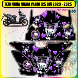 Tem Dán Nhựa Nhám Vario 125 Đời 2023 Đến 2025 Mẫu mới Đẹp Hót Decal Pvc 3lớp 6