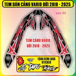 Tem Dán Cảng Vario 125 150 Đời 2018 Đến 2025 Mẫu mới Đẹp lạ 1