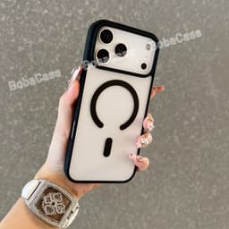 Ốp Sạc Không Dây Từ Tính Ốp lưng iPhone17 16 15 14 13 12 11 Pro Max 7 8Plus XR XS Max VỏCứng Chống Sốc Trong Suố 4