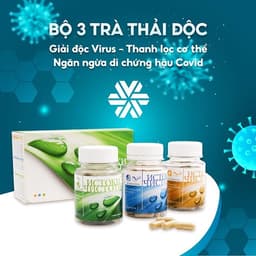 Bộ 3 thanh lọc thải độc Siberian Renaissance Triple Set, 3 lọ - 180 viên 3
