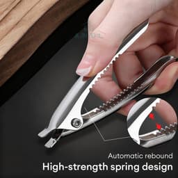 Aanadel📢Dụng cụ mở nắp chai bằng thép không gỉ hình sò lông kẹp óc chó đa năng cho nhà bếp 5