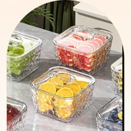 Khay Mứt 6 Ngăn Nhựa Cao Cấp Có Nắp, Khay Đựng Bánh Kẹo, Hạt, Trái Cây Khô Sang Trọng 4
