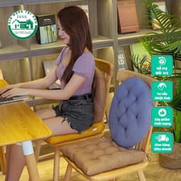 Nệm Lót Ghế Văn Phòng Nhiều Mẫu (40x40cm), Đệm Bông Ngồi Bệt Kiểu Nhật-Trang Trí Quán Cafe, Trà sưɑ VINBEO 9