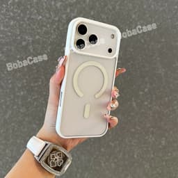 Ốp Sạc Không Dây Từ Tính Ốp lưng iPhone17 16 15 14 13 12 11 Pro Max 7 8Plus XR XS Max VỏCứng Chống Sốc Trong Suố 3