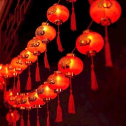 "Đèn Lông Đỏ" không nháy ''Loại Bé 16 bóng .5M.''5x5x5.'' trang trí tết, cưới hỏi tiết kiệm điện dài 5m''TH'' 4