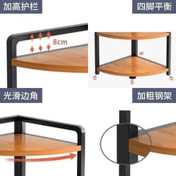 Kệ khung sắt mặt gỗ MDF kê góc tường 3/4/5 tầng. Giá gỗ để sách vở, decor phòng ngủ, phòng khách hiện đại 6