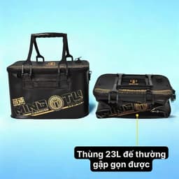 Thùng Đựng Cá Gấp Gọn Và Đế Cứng EVA MINGTU Đa Chức Năng TIÊU KHIẾT. 7