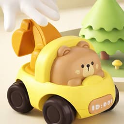 Xe Ô Tô Hình Thú Ngộ Nghĩnh Cho Bé – Đồ Chơi Kéo Đà Siêu Vui Toki Cat 4