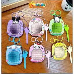 Đồ Chơi Móc Khoá Bảng Vẽ Nam Châm, Móc Khoá Bi Thép - Móc Khoá Xếp Hình Số Treo Balo, Túi Xách Sunkids Sunkids 4
