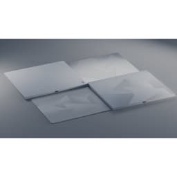 (HD Gear Store)Lót chuột Gaming Kính GLSSWRKS The Polarity cao cấp - Mousepad Tekkusai 6
