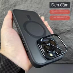 Ốp lưng tản nhiệt cho iPhone 16 11 12 13 14 15 Pro Max Plus Giá đỡ ống kính kim loại từ tính Vỏ mờ nâng cấp mới 5