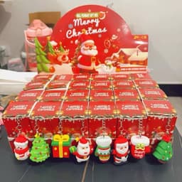Blindbox Hộp Mù 24 Móc Khóa Zootopia Bí Ẩn – Móc Khóa Noel, Ngựa, NATRA, Capybara, Labubu – Quà Tặng Dễ Thương Cho Bé 6