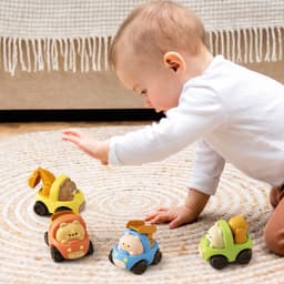 Xe Ô Tô Hình Thú Ngộ Nghĩnh Cho Bé – Đồ Chơi Kéo Đà Siêu Vui Toki Cat 6