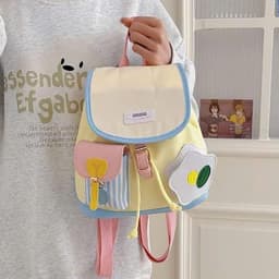 VINBEO Ba Lô LUCI mini Màu Tương Phản Dễ Thương Nhật Bản Hàn Quốc Thời t\rang sinh viên giản dị  ngọt ngào (AH002) 2