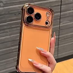 Ốp điện thȯại Tinh thể băng trong suốt chống sốc cho iphone 17 16 15 14 13 12 11 Pro max 2