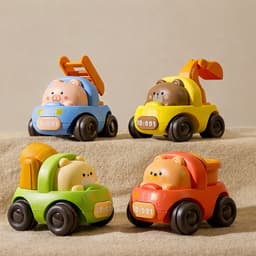 Xe Ô Tô Hình Thú Ngộ Nghĩnh Cho Bé – Đồ Chơi Kéo Đà Siêu Vui Toki Cat 2