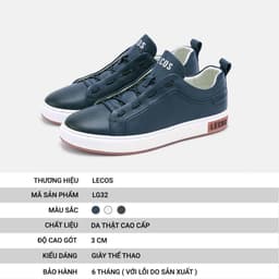  Giày nam cao cấp da thật LECOS - LG32 3
