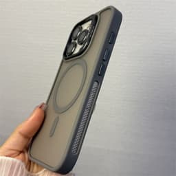 Ốp lưng tản nhiệt mờ nâng cấp, ốp lưng điện thȯại từ tính cho iPhone 16 11 12 13 14 15 16 pro max plus 7