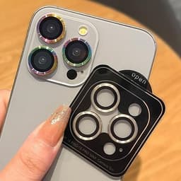Phim bảo vệ camera sau bằng kính cường lực cho iPhone 17 16 pro 11 12 13 14 15 16 17 pro max Bộ định vị ống kính 2