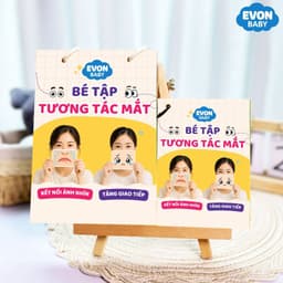 Thẻ Flash EVON BABY dạy bé tập nói - Giúp Bé Tập Tương Tác Mắt - Giao Tiếp Bằng Mắt 7