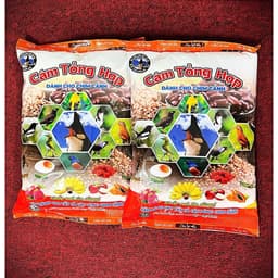 Combo 5 gói cám chim Tổng hợp Lão Đại 1kg (gói đỏ) dùng các loại chim cảnh chính hãng cao cấp 4