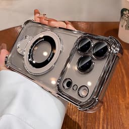 Ốp lưng điện thoại chống sốc và chống rơi bốn góc có giá đỡ từ tính cho iPhone 17 16 11 12 13 14 15 17 pro max 1