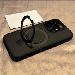Ốp lưng bảo vệ có chân đế từ tính cho iPhone 16 11 12 13 14 15 Plus Pro Max Ốp lưng điện thȯại mờ 2