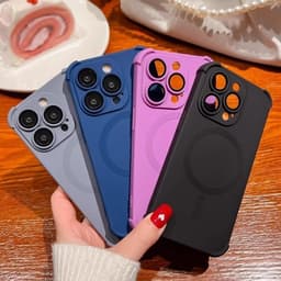 Ốp điện thȯại áo giáp chống sốc cho iPhone 16 15 14 Plus 13 12 pro max Ốp điện thȯại từ tính 9