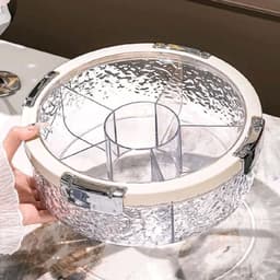Khay đựng mứt tết có khóa chống ẩm 6 ngăn tuyệt đẹp khay banh keo thùng 2