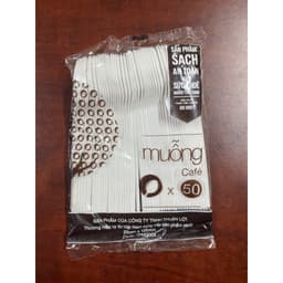 Muỗng Nhựa Dùng Một Lần HDPE Dẻo Dai An Toàn Thực Phẩm Đủ Màu Tiện Dụng Cho Quán Ăn 3